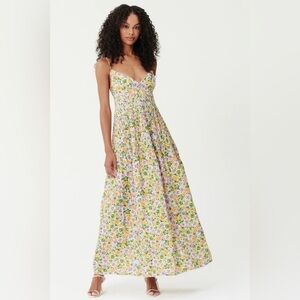 Nwt Nicholas pleated flower dress